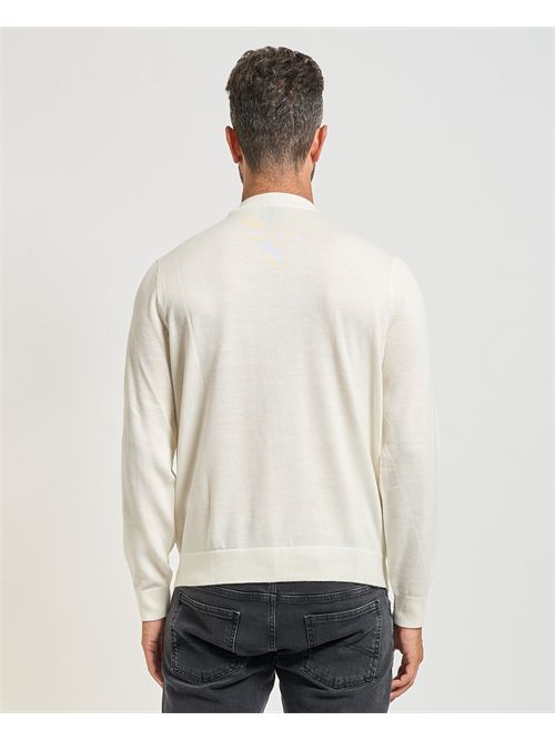 Men's Armani Exchange crew neck sweater with patch ARMANI EXCHANGE | XM001329-AF11982U0009